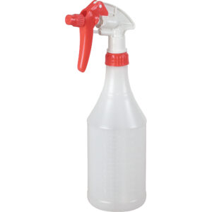 Spray Bottle Round with Trigger Sprayer, 24 oz. - #JN674