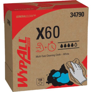 WypAll® X60 Wipers, All-Purpose, 16-4/5" L x 8-3/4" W #NI331