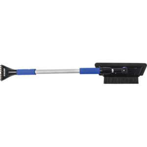 Snow Brush, Telescopic, EVA Foam Blade, 48" Long, Black/Blue - NN434