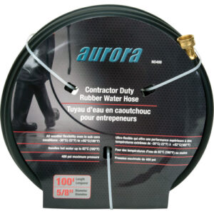 Contractor Duty Rubber Hose, Rubber, 5/8" dia. X 100' - NO488