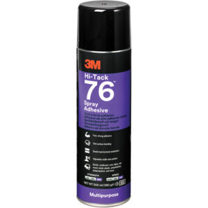 Adhesive 76 High Tack 3M, Clear, Aerosol Can #PA002