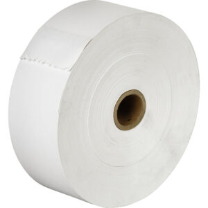 Tape Gummed White Non-Reinforced 3" x 600' (10 rolls/case) - DAB108-T