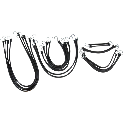 Rubber Tie Down Set, 9" - PF091
