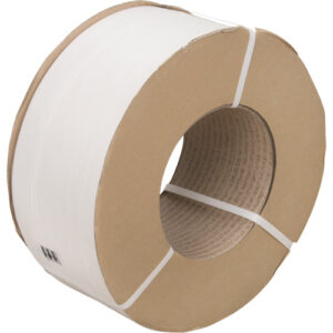 Strapping, Polypropylene, 1/2" W x 9900' L, White, Machine Grade - PF984