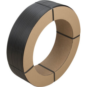 Strapping, Polypropylene, 1/2" W x 7200' L, Black, Manual Grade - PF986