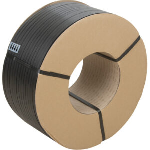 Strapping, Polypropylene, 1/2" W x 7200' L, Black, Manual Grade - PF987