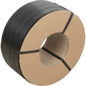 Strapping, Polypropylene, 5/8" W x 6000' L, Black, Manual Grade - PF988