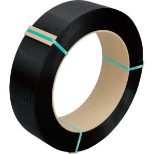 Strapping, Polyester, 1/2" W x 5800' L, Black, Manual Grade - PG559