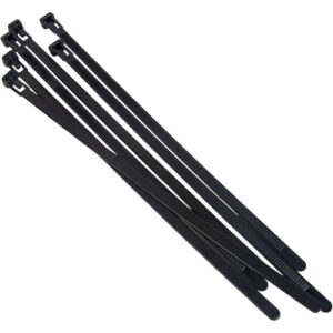 Cable Ties Black UV Stabilized Nylon 14" x 50 lb (100/pack) #DAB258-CT