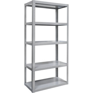 Heavy-Duty Shelving, Steel, Bolted, 3000 lbs.Capacity,  60" W x 72" H x 24" D - RN777