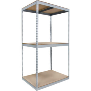 Heavy-Duty Shelving, Steel, Boltless, 1200 lbs.Capacity,  72" W x 84" H x 24" D - RN808