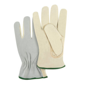 Split Back Driver's Gloves, Medium, Grain Cowhide Palm - SAJ652