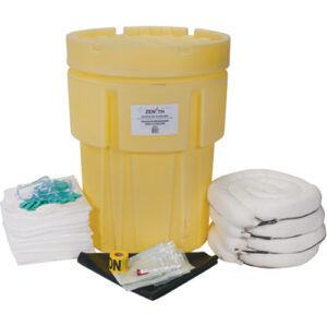 Economy Spill Kit, Oil Only, Drum, 95 US gal. Absorbancy - SAK251