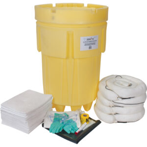 Economy Spill Kit, Oil Only, Overpack/Salvage Drum, 95 US gal. Absorbancy - SAK253