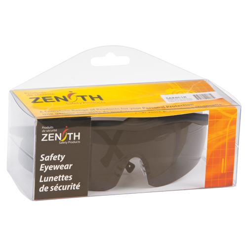 Z400 Series Safety Glasses, Grey/Smoke Lens, Anti-Scratch Coating, CSA Z94.3/ANSI Z87+ - SAK851R
