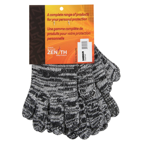 Dotted String Knit Gloves, Poly/Cotton, Single Sided, 7 Gauge, Small - #SAM662R