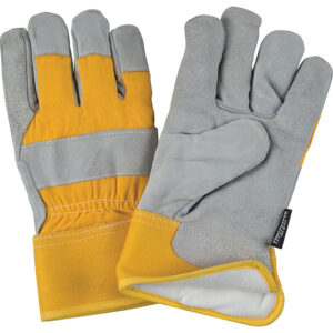 Superior Warmth Winter-Lined Fitters Gloves, Medium, Split Cowhide Palm, Thinsulate? Inner Lining - SAN637