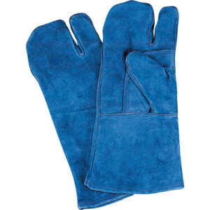 Double Palm & Thumb Welding Gloves, Split Cowhide, Size Large - SAO129