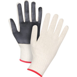 Palm-Coated String Knit Gloves, Poly/Cotton, Single Sided, 7 Gauge, Small - SAP211