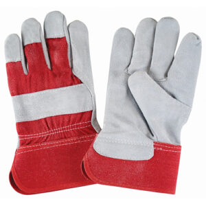 Premium Quality Fitters Gloves, Large, Split Cowhide Palm, Cotton Inner Lining - SAP227