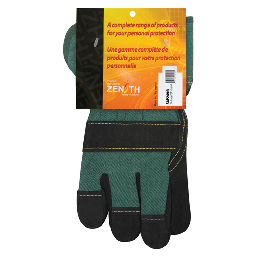 Superior Warmth Winter-Lined Fitters Gloves, 2X-Large, Split Cowhide Palm, Thinsulate™ Inner Lining - SAP249R