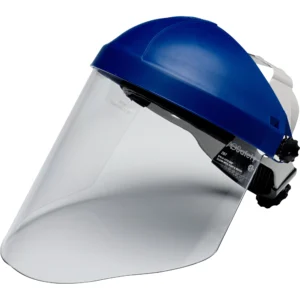 Faceshield Polycarbonate with Ratchet Headgear, Ratchet Suspension, Meets ANSI Z87+ - #SDA135