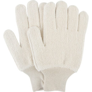 Heat-Resistant Gloves, Terry Cloth, Large, Protects Up To 212&deg; F (100&deg; C) - SDP090