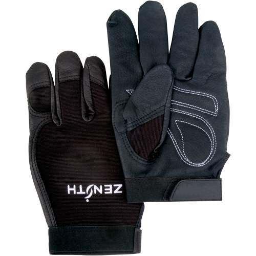 ZM300 Mechanic's Gloves, Grain Leather Palm, Size Large - SEB229R - Image 2