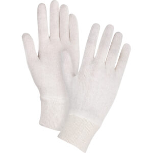 Mediumweight Inspection Gloves, Poly/Cotton, Knit Wrist Cuff, Ladies - SEE789