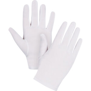 Low-Lint Inspection Gloves, Nylon, Hemmed Cuff, Men's - SEE792