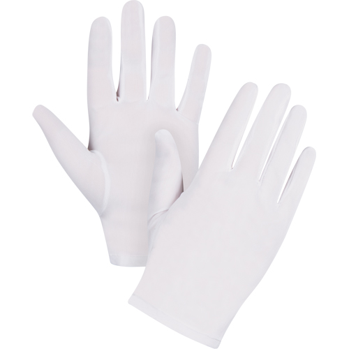 Low-Lint Inspection Gloves, Nylon, Hemmed Cuff, Men's - SEE792