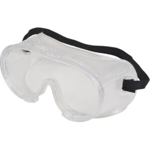 Z300 Safety Goggles, Clear, Anti-Scratch, Elastic Band - SEF218