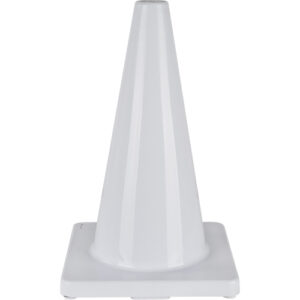 Coloured Traffic Cone, 18", White - SEH135