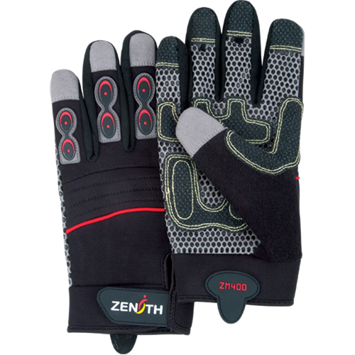 ZM400 Premium Mechanic's Gloves, Synthetic Palm, Size Large - SEH740