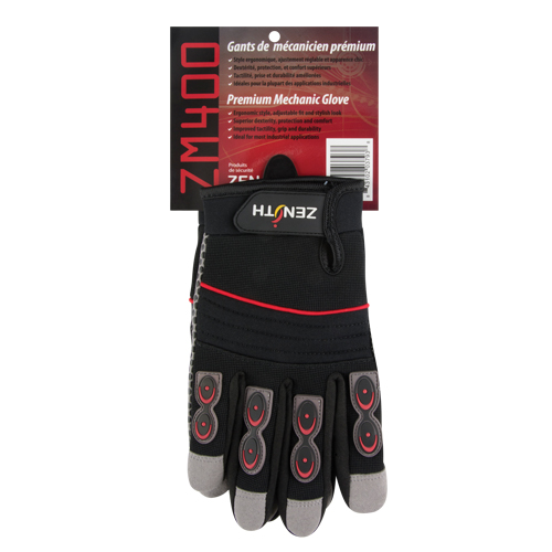 ZM400 Premium Mechanic's Gloves, Synthetic Palm, Size Large - SEH740 - Image 2
