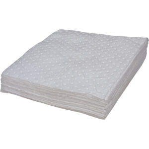 Bonded Sorbent Pad, Oil Only, 15" x 17", 8 gal. Absorbancy - SEH968
