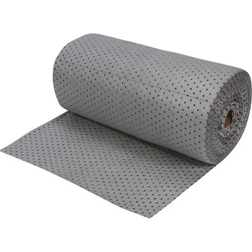Fine Fibre Sorbent Pads, Mediumweight, 150' L x 30" W, 40 gal. Absorbancy - SEH984