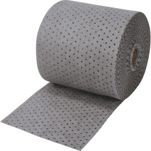 Fine Fibre Sorbent Pads, Mediumweight, 150' L x 15" W, 20 gal. Absorbancy - SEH985