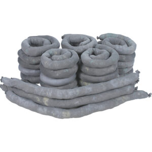 Sorbents Socks, 4', 3" L x 50 gal. W, 30 Absorbancy - SEI047