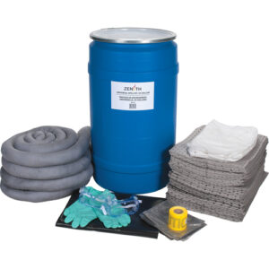 Large-Capacity Spill Kit, Universal, Drum, 30 US gal. Absorbancy - SEI165