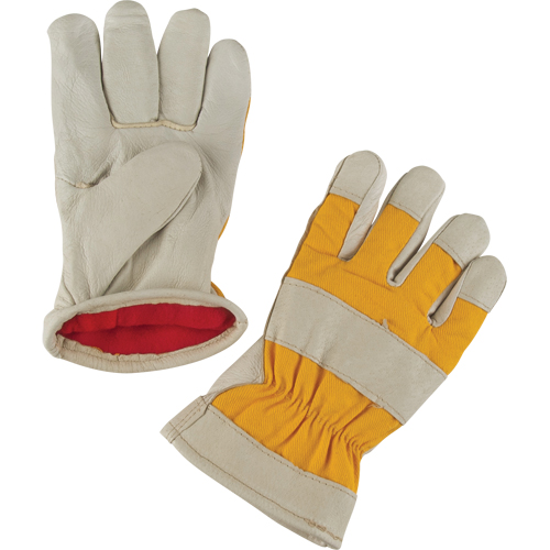 Premium Winter-Lined Work Gloves, 2X-Large, Grain Pigskin Palm, Foam Fleece Inner Lining - SDN053 - Image 2