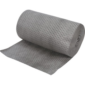 Industrial-Grade Fine Fibre Sorbent Rolls, Mediumweight, 150' L x 30" W, 50 gal. Absorbancy - SEI968