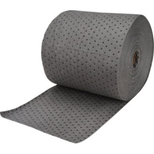 Industrial-Grade Fine Fibre Sorbent Rolls, Mediumweight, 150' L x 15" W, 25 gal. Absorbancy - SEI969