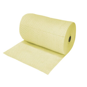 Industrial-Grade Fine Fibre Sorbent Rolls, Mediumweight, 150' L x 30" W, 50 gal. Absorbancy - SEI975