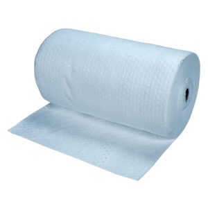 Blue Bonded Sorbent Rolls, Lightweight, 150' L x 30" W, 55 Gal. Absorbancy - SEJ195