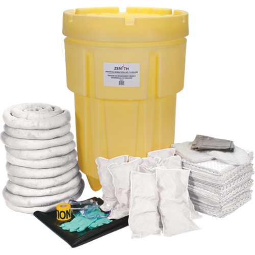 Shop Spill Kit, Oil Only, Drum, 95 US gal. Absorbancy - SEJ266