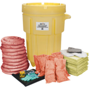 Shop Spill Kit, Hazmat, Overpack/Salvage Drum, 95 US gal. Absorbancy - SEJ269