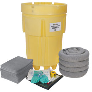 Economy Spill Kit, Universal, Overpack/Salvage Drum, 95 US gal. Absorbancy - SEJ273