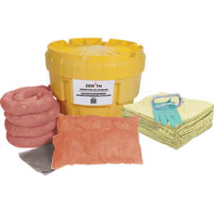 Spill Kit, Hazmat, Overpack/Salvage Drum, 20 US gal. Absorbancy - SEJ277