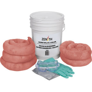 Spill Kit, Hazmat, Pail, 5 US gal. Absorbancy - SEJ286